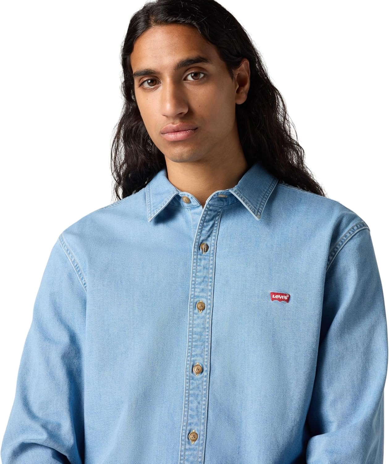 Detalle de Levi's 86625 Battery Housemark Men's Slim-Fit Long-Sleeve Shirt