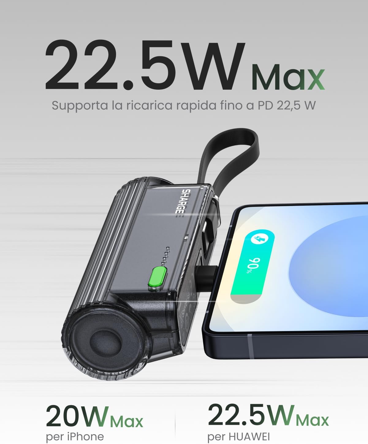Thumbnail 1 de SHARGE Flow Mini 2 Powerbank 5000 mAh