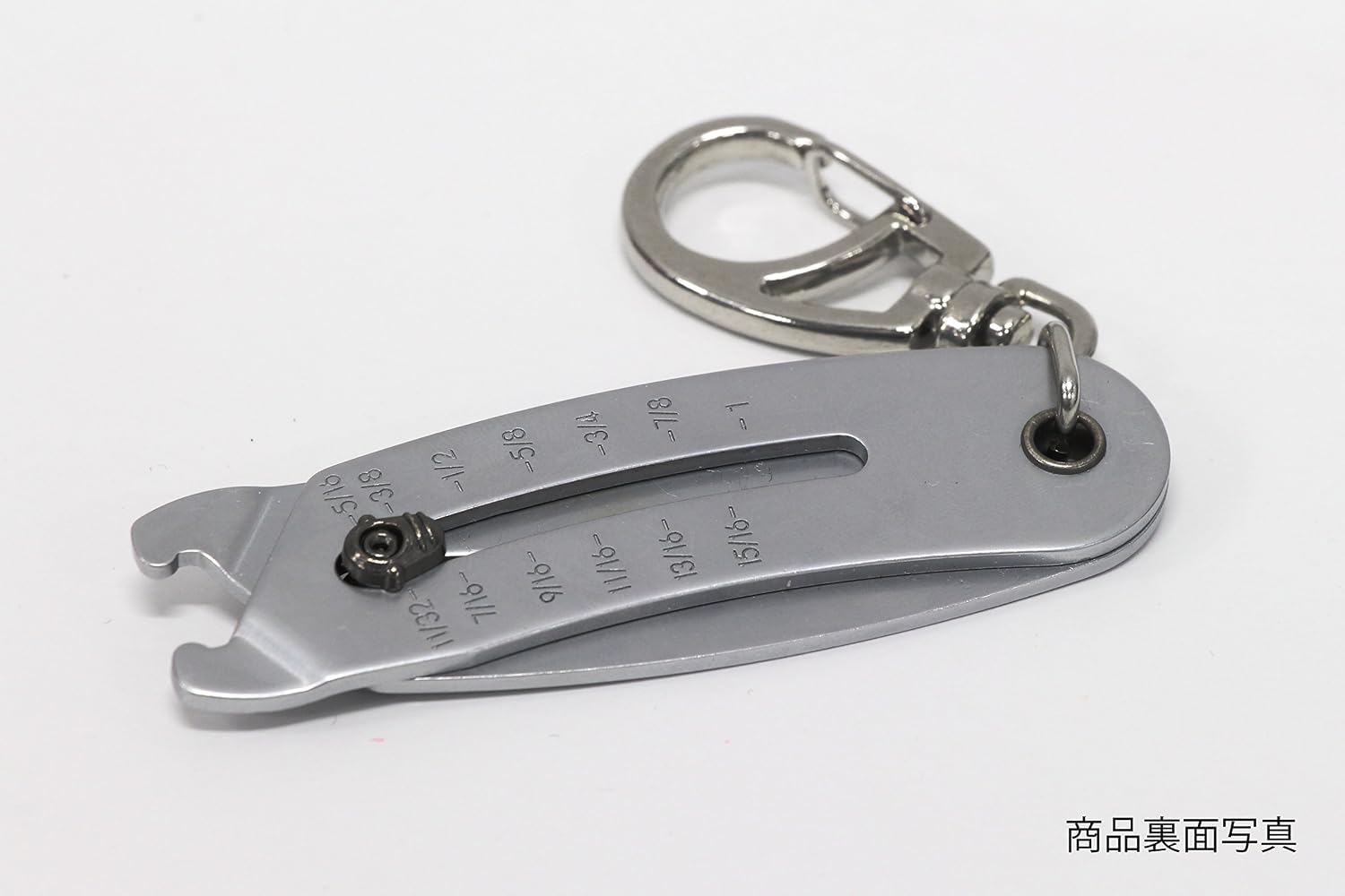 Detalle de トネ(TONE) G-038 サイズキャッチキーホルダー 金属製・シルバー・スナップフック
