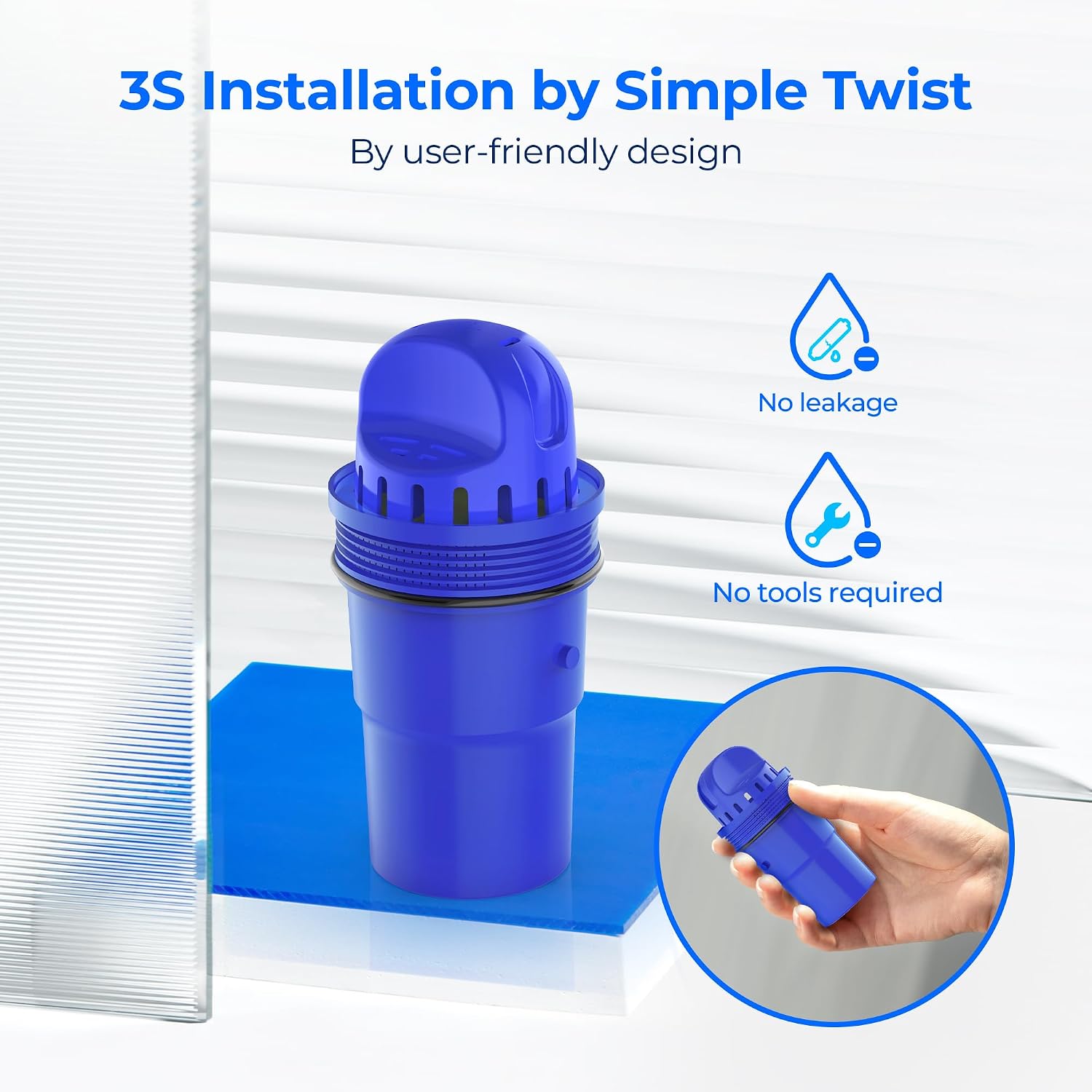 Thumbnail 5 de Waterdrop Pitcher Water Filter Replacement, 2-Pack