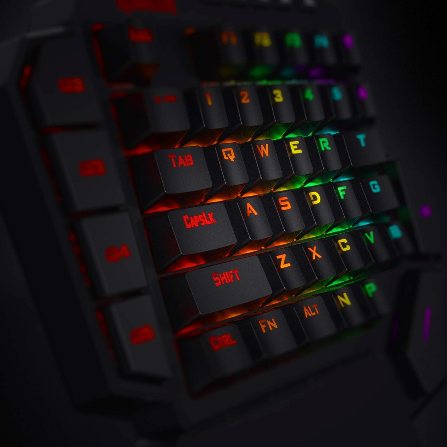 Thumbnail 5 de Redragon K585 DITI one-handed RGB mechanical gaming keypad with 7 macro keys (Type-C wired)