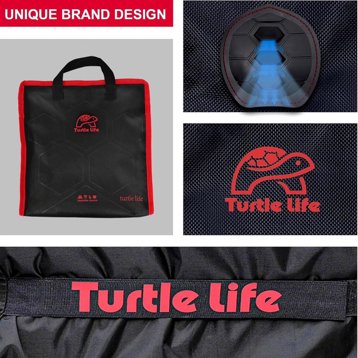 Detalle de Turtle Life Grill Cover, 76–83 Inch