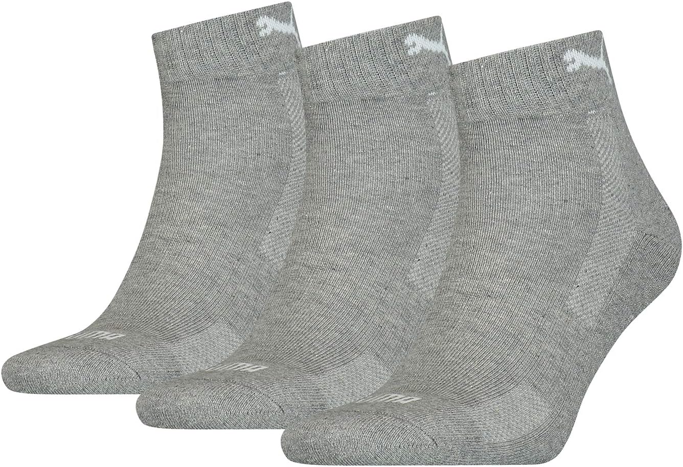 Detalle de PUMA Cushion Quarter 3P: Calzini unisex, comfort quotidiano