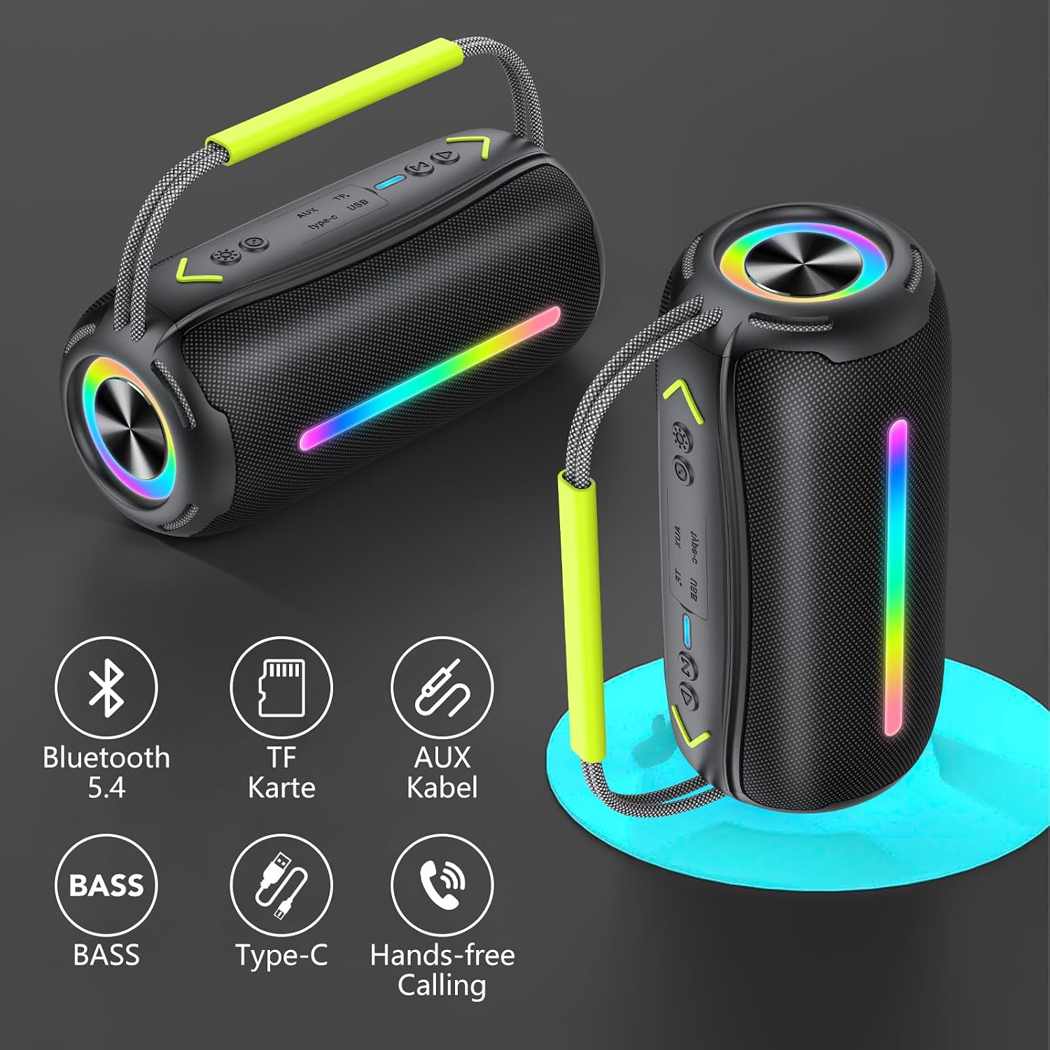 Detalle de AOWOKA Bluetooth Speaker 40W