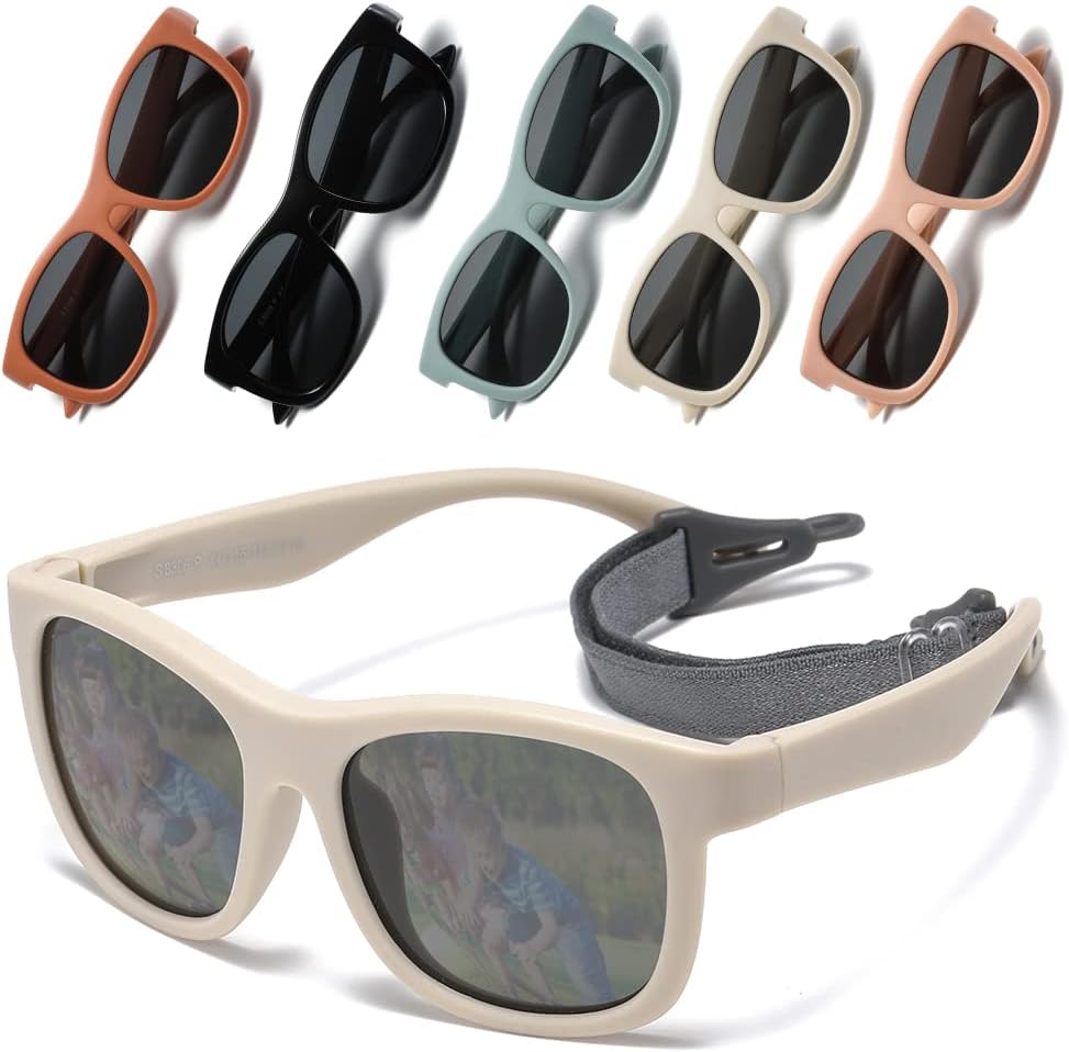 Detalle de Musivon Kinder Sonnenbrille UV400, ab 6 Monaten