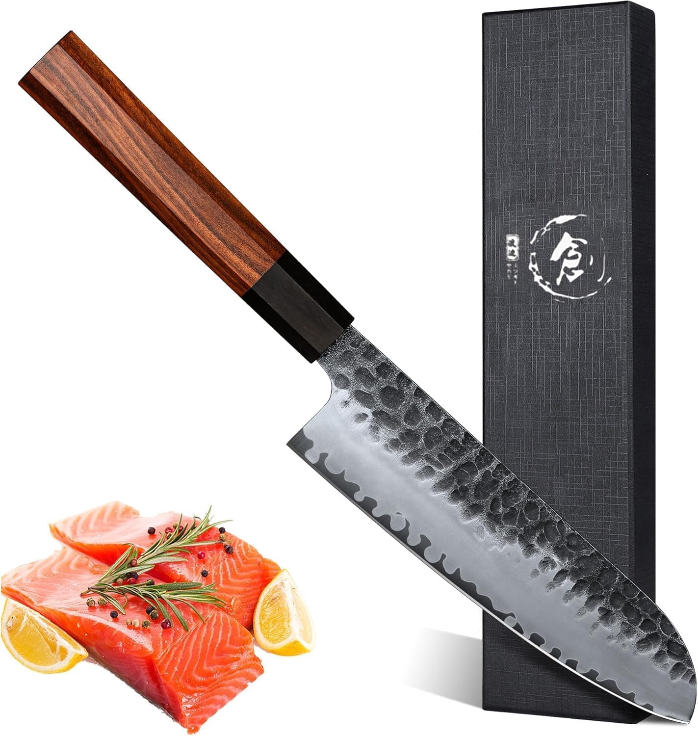 Thumbnail 6 de Dragon Creek Chefmesser 22cm aus Damaststahl – scharf, langlebig und ergonomisch