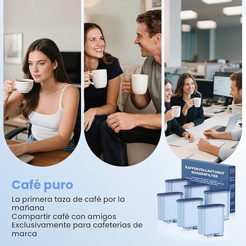 Thumbnail 8 de Mutital filtros de agua para cafetera compatibles con Philips AquaClean (CA6903) – 4 unidades