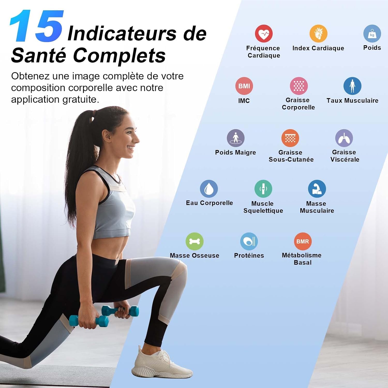 Thumbnail 3 de Healthkeep Balance pèse-personne 180 kg ⚖