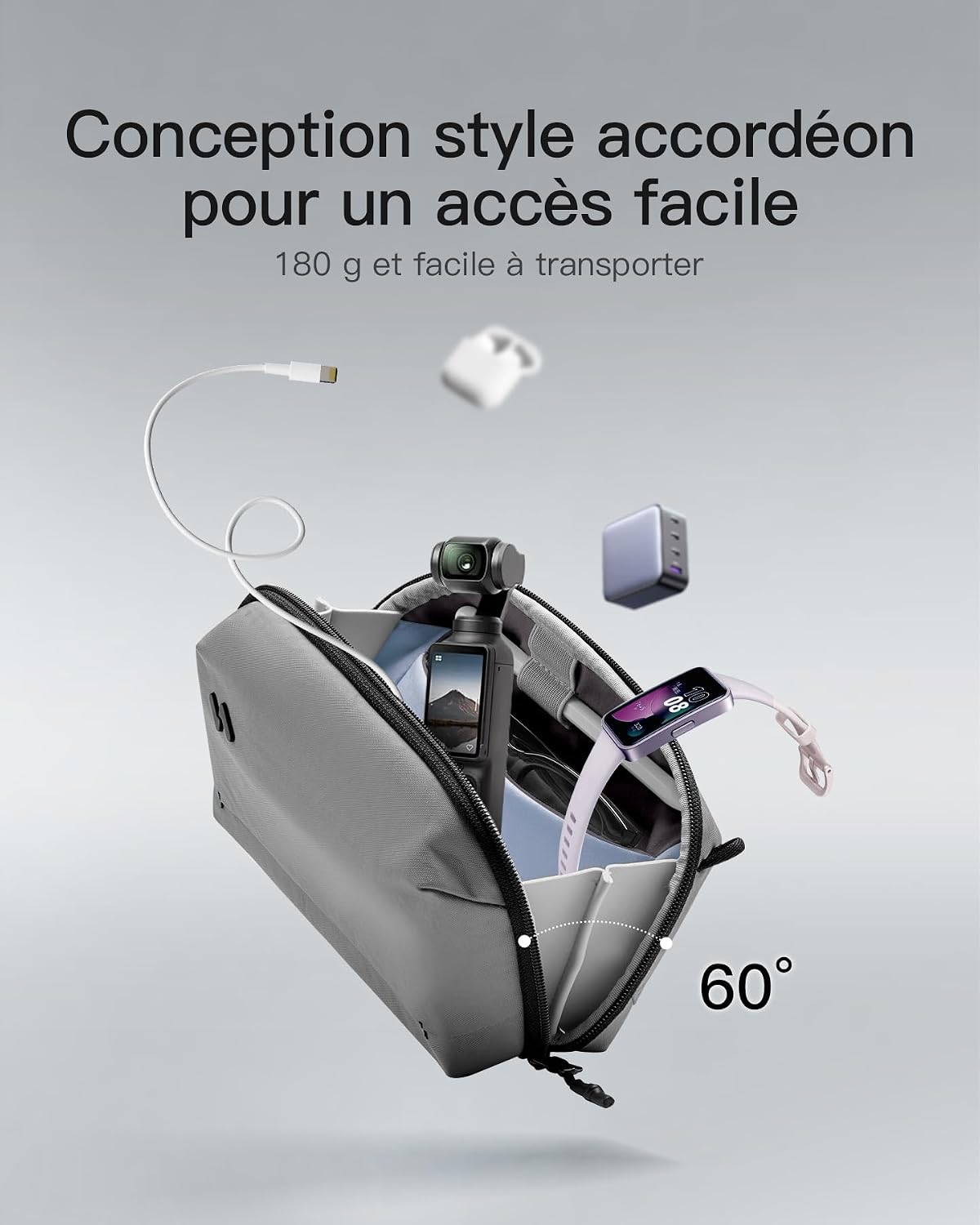 Detalle 2 de Inateck Pochette organiseur 2 L
