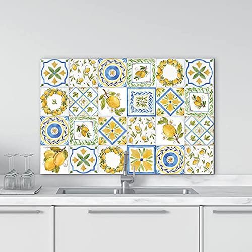 Detalle de CREARREDA 86205 – aluminiowa osłona kuchenna 72 x 48 cm, zmywalna