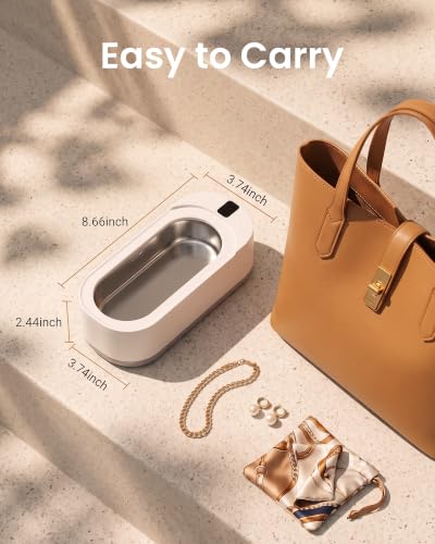 Thumbnail 6 de KUNPHY Ultrasonic Jewellery Cleaner, 350ML, 48KHz – One-Touch Sonic Cleaner for Glasses, Jewellery and More