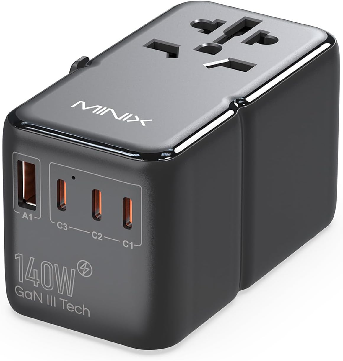 Detalle de MINIX Universal Travel Adapter 140W