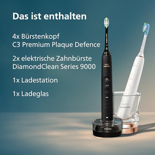 Thumbnail 8 de Philips Sonicare DiamondClean 9000: Elektrische Zahnbürste für personalisierte Mundhygiene