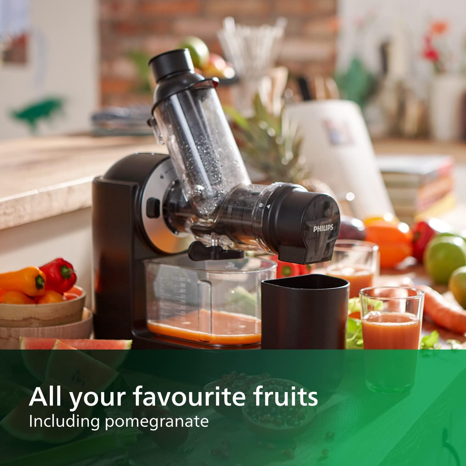 Thumbnail 4 de Philips Viva Collection HR1889/71 masticating juicer (150W) with QuickClean, HomeID app and dishwasher-safe parts