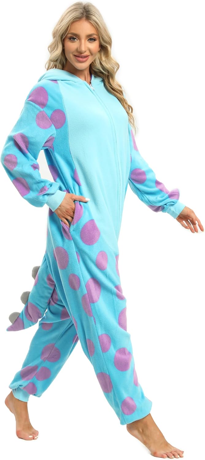 Thumbnail 6 de NAITOKE Animal Onesie Pajamas for Adults, Soft Machine-Washable Halloween Costume
