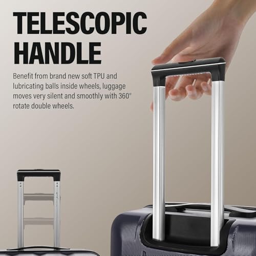 Thumbnail 8 de ATX Luggage Extra Large 32-Inch ABS Hard Shell Suitcase with Built-In TSA Lock and 4 Dual Spinner Wheels