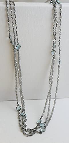 Thumbnail 7 de Sophia Rose Jewellery Labradorit & Blautopas Halskette – 187 cm