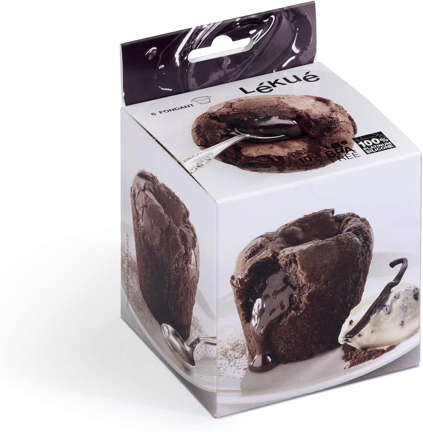 Thumbnail 5 de Lékué Set de 6 Moldes de Silicona para Coulant 🍫