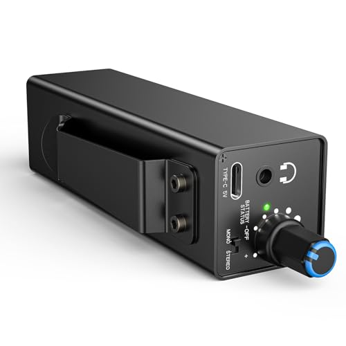 Detalle de LEKATO In Ear Monitor Amplificatore P30: Selettore Stereo/Mono
