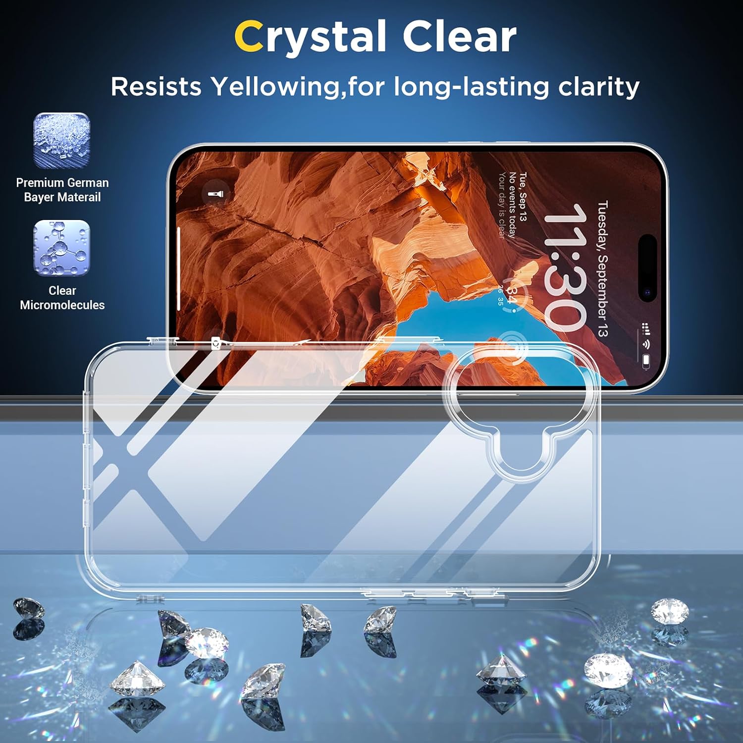 Thumbnail 3 de SPIDERCASE for iPhone 17 Case with Magnetic Clear Case and 2 Tempered Glass Screen Protectors