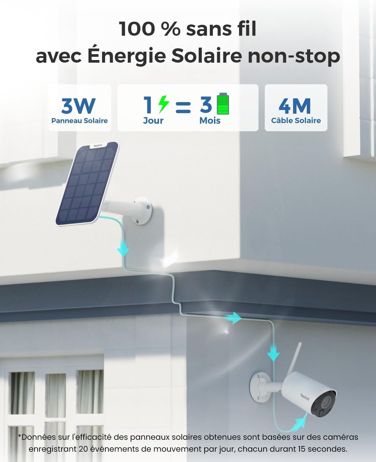 Thumbnail 2 de Reolink 5MP Caméra Solaire Extérieure Sans Fil