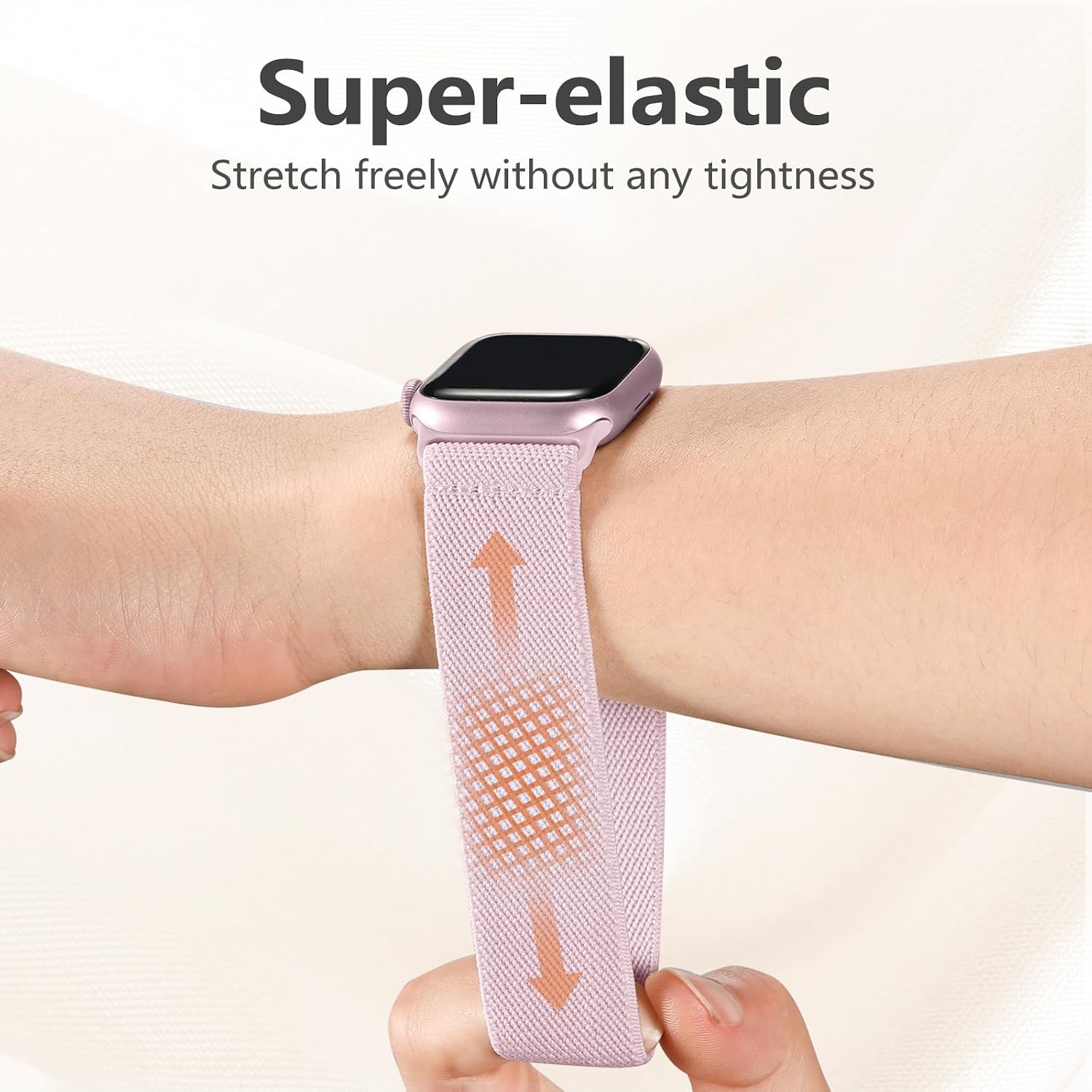 Thumbnail 3 de Maledan Solo Loop Nylon Strap for Apple Watch (40/41mm, 38/42mm) – Light Pink