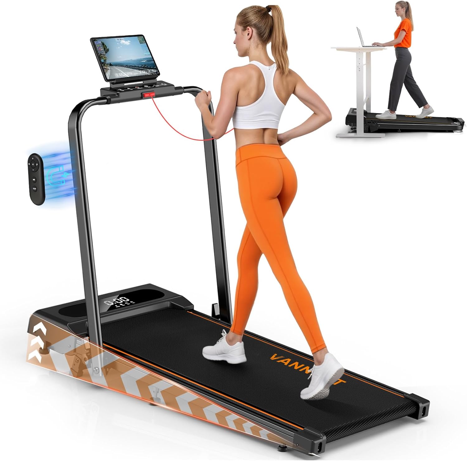 VANNECT Tapis de Course 6 en 1 160 kg