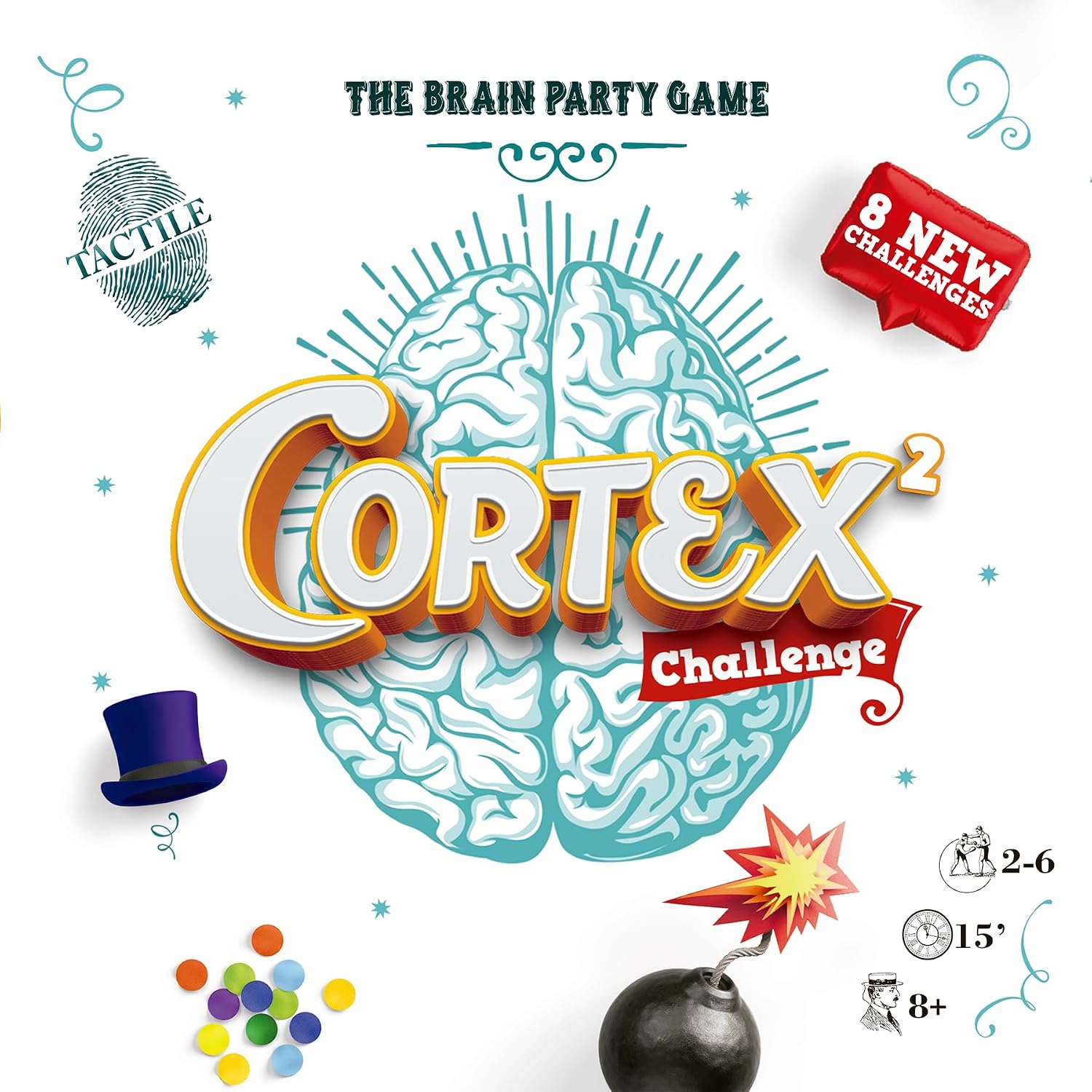 Detalle 2 de Zygomatic Cortex 2 Challenge 🧠 Juego de Cartas para 2-6 Jugadores
