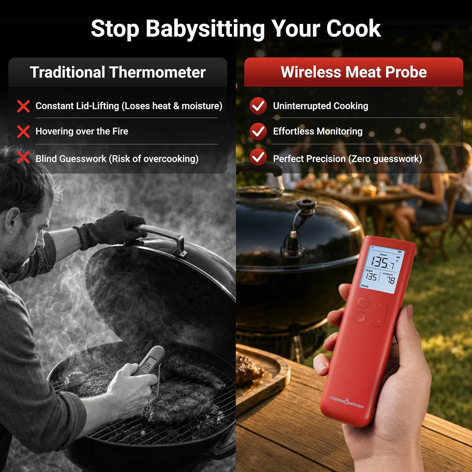 Detalle 2 de ThermoMaven Smart Bluetooth Meat Thermometer