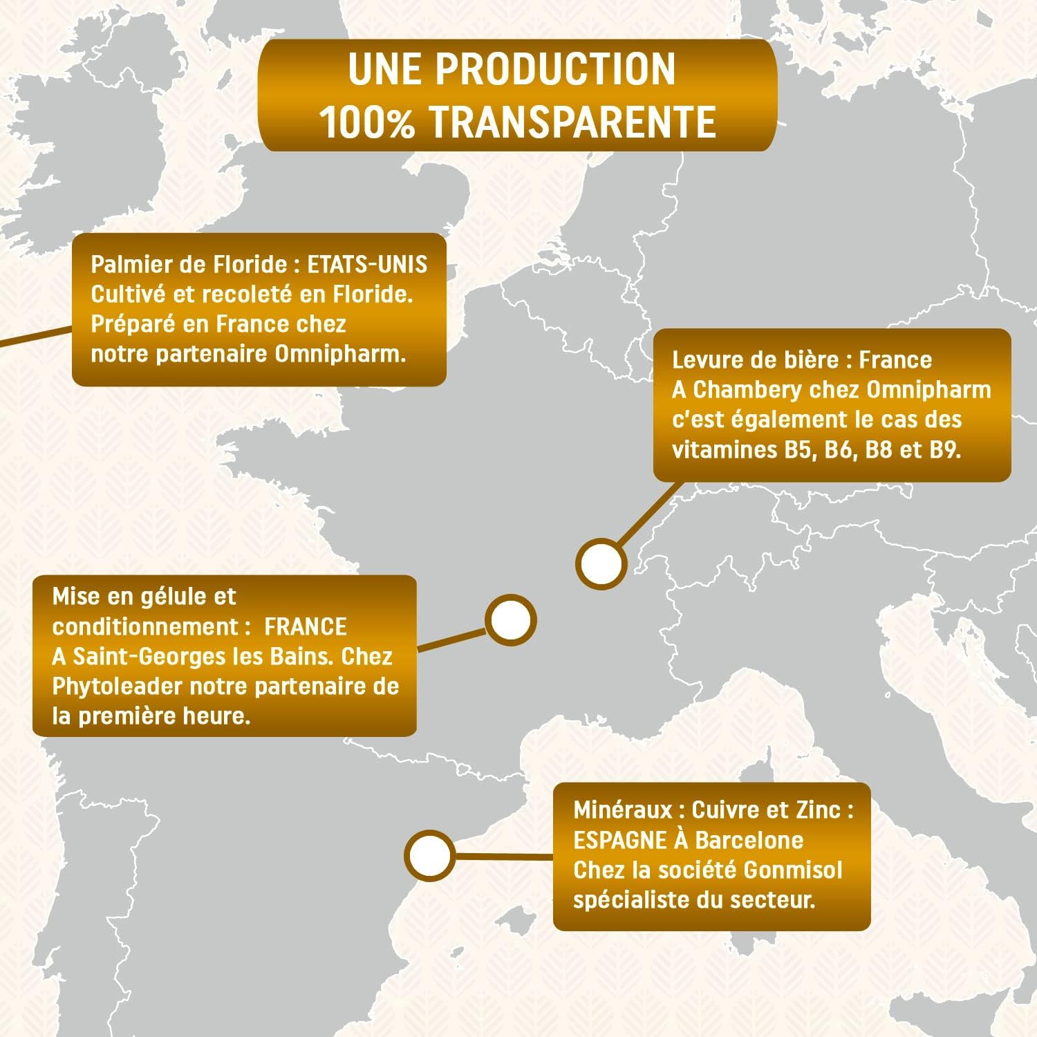 Thumbnail 3 de Levure de Bière Active Pousse Cheveux MironLab (1640 mg) – Complément alimentaire peaux & ongles, 120 gélules
