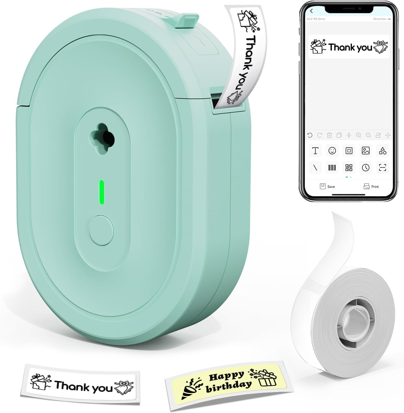 Detalle de NADAIIN N12 Label Maker for Home Office