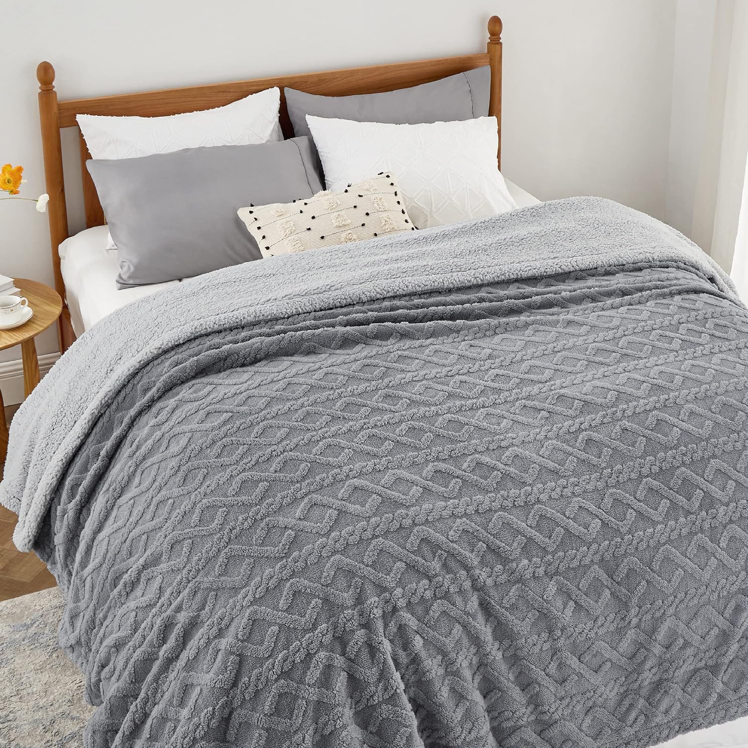 Detalle de Bedsure Kuscheldecke 220x240 🛋