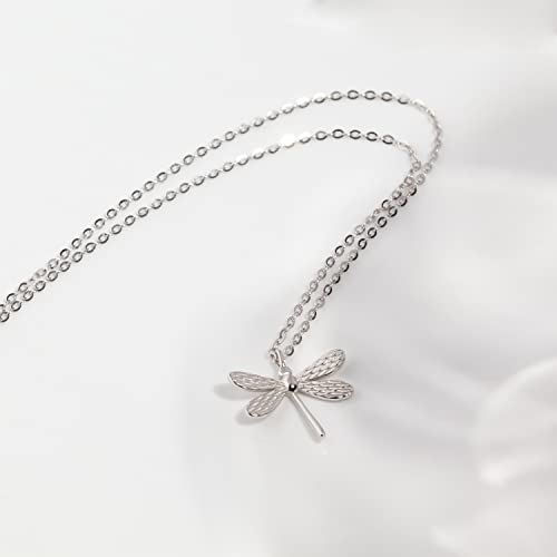 Detalle de Meissa Libellula: Collana in Argento 925 con charm plissettato in Oro rosa — stile e significato