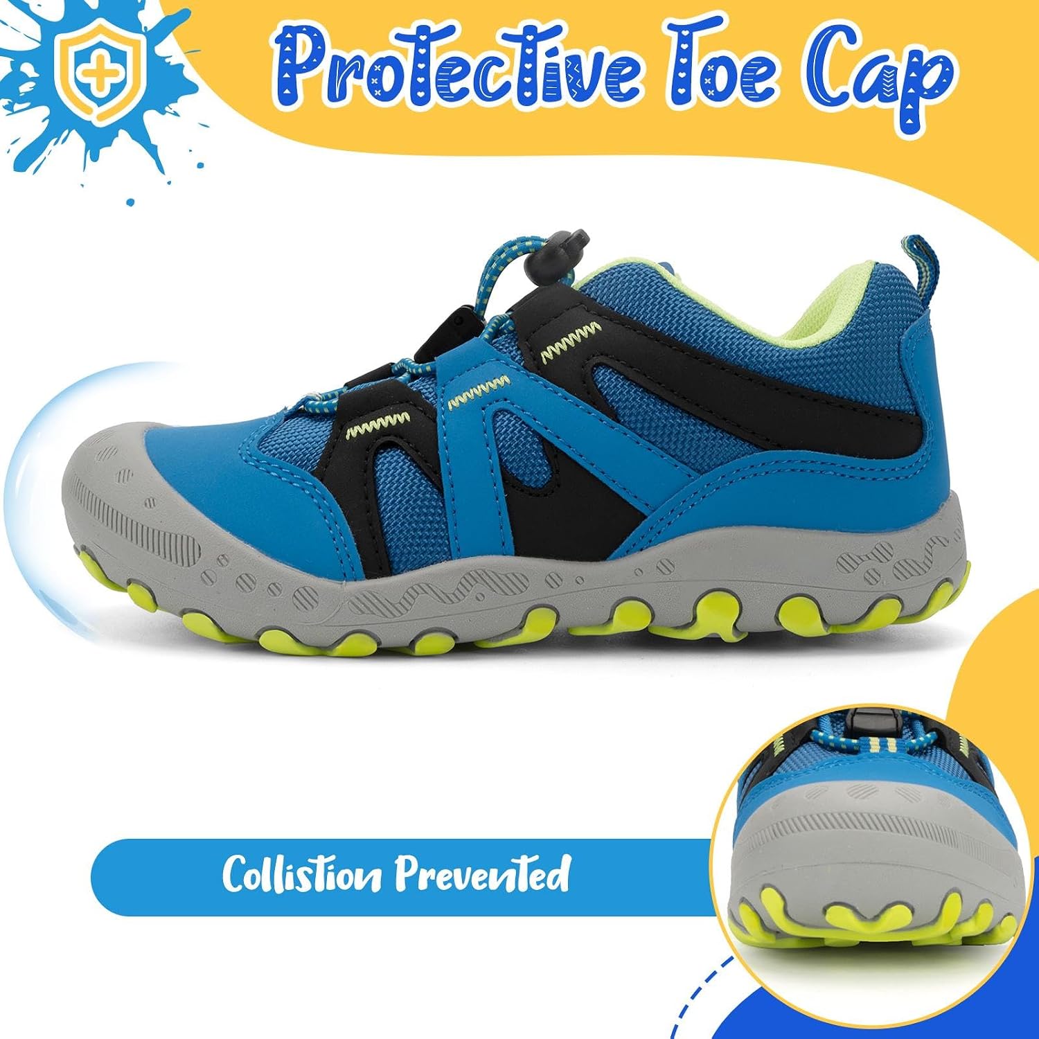 Detalle de Mishansha Bambini Scarpe da Trekking Traspirante Antiscivolo per Ragazzi – comodità e robustezza per l’esterno