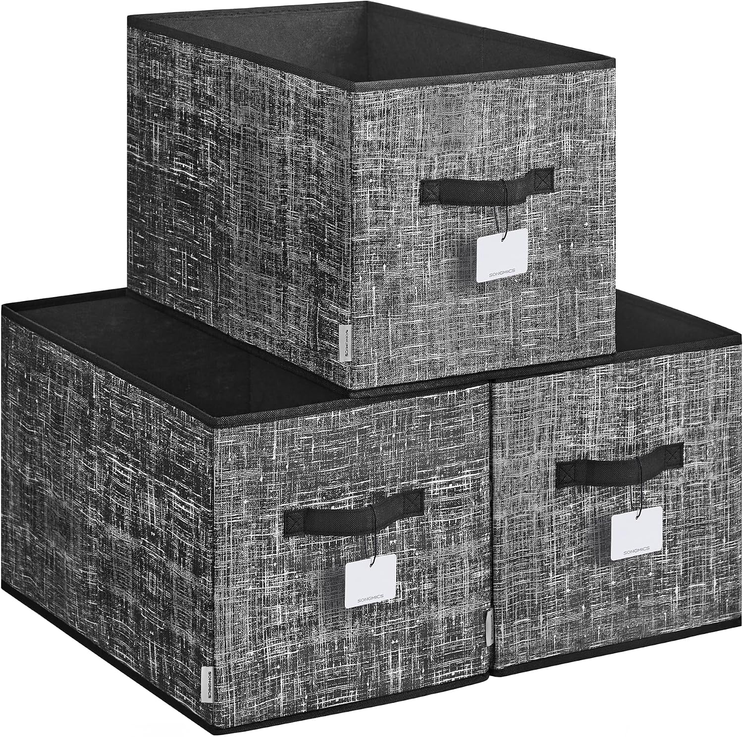 Detalle de SONGMICS TINA ROB450B01 – zestaw 3 składanych pudełek 45 l