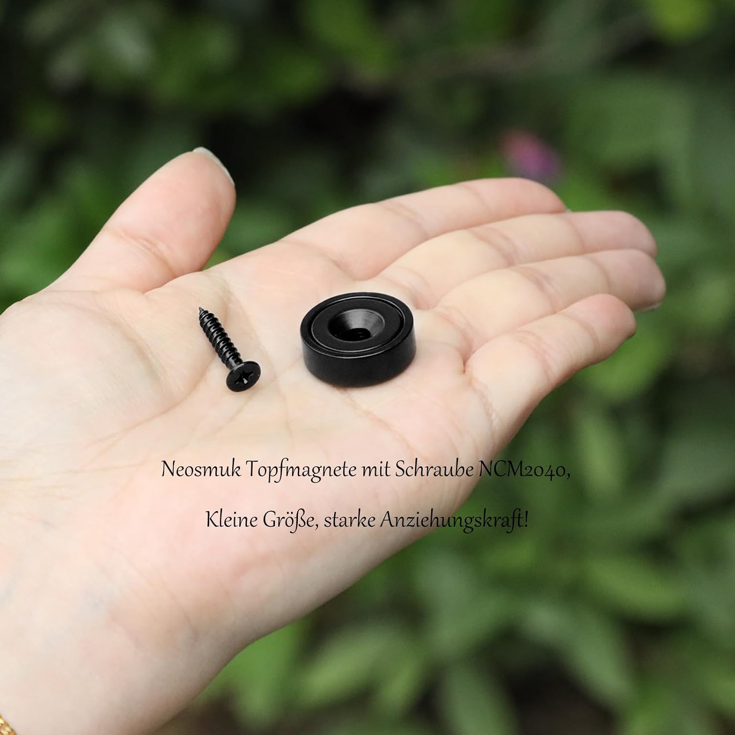 Thumbnail 3 de Neosmuk Magnet 20 mm Durchmesser schwarz