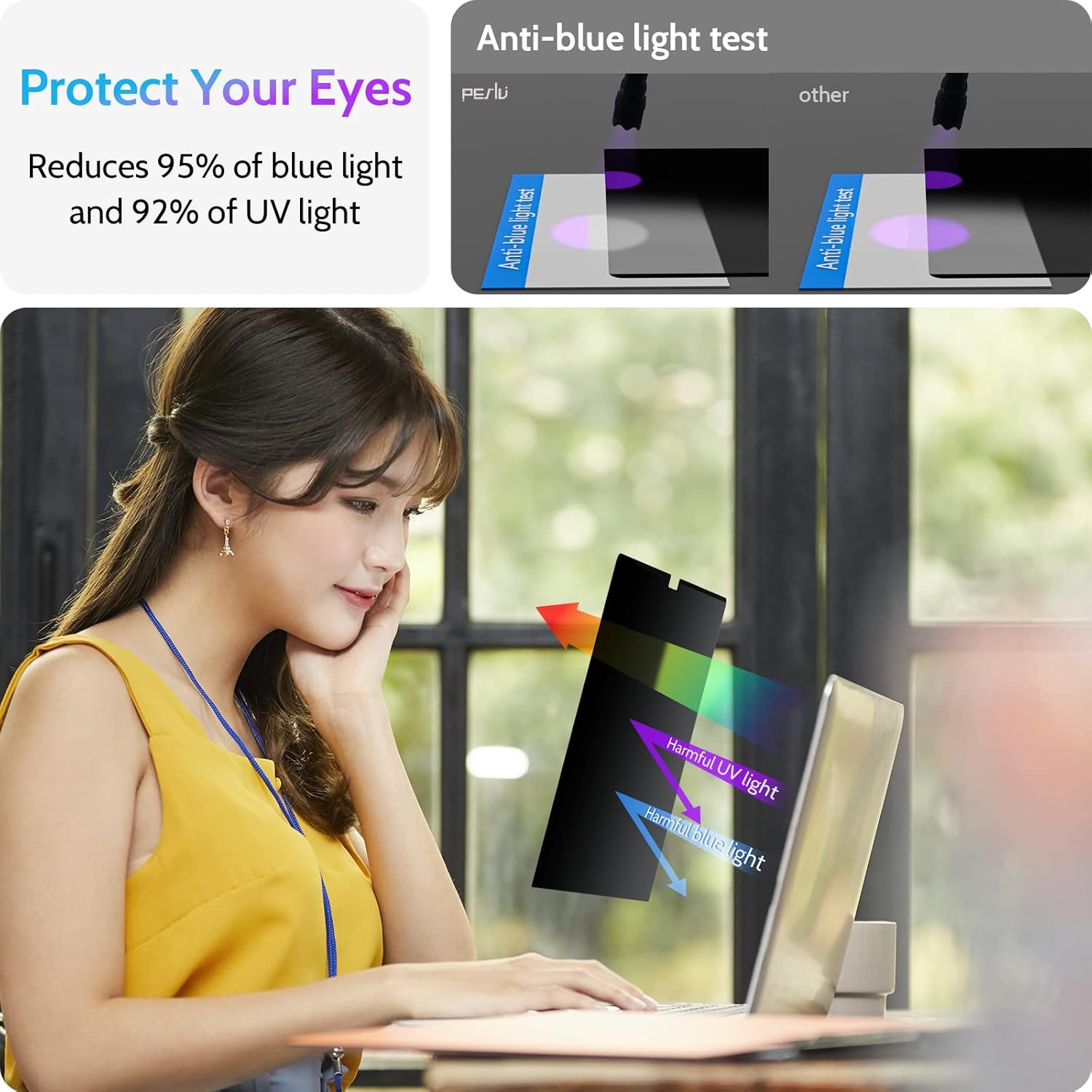 Thumbnail 4 de Peslv Magnetic Privacy Screen for MacBook Air 13.6/13-inch (2022–2026, M2–M5)