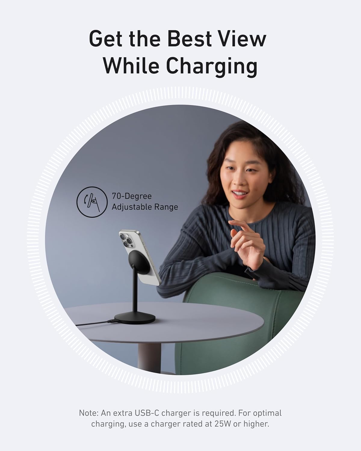 Thumbnail 5 de Anker MagGo 15W MagSafe Wireless Charger Stand
