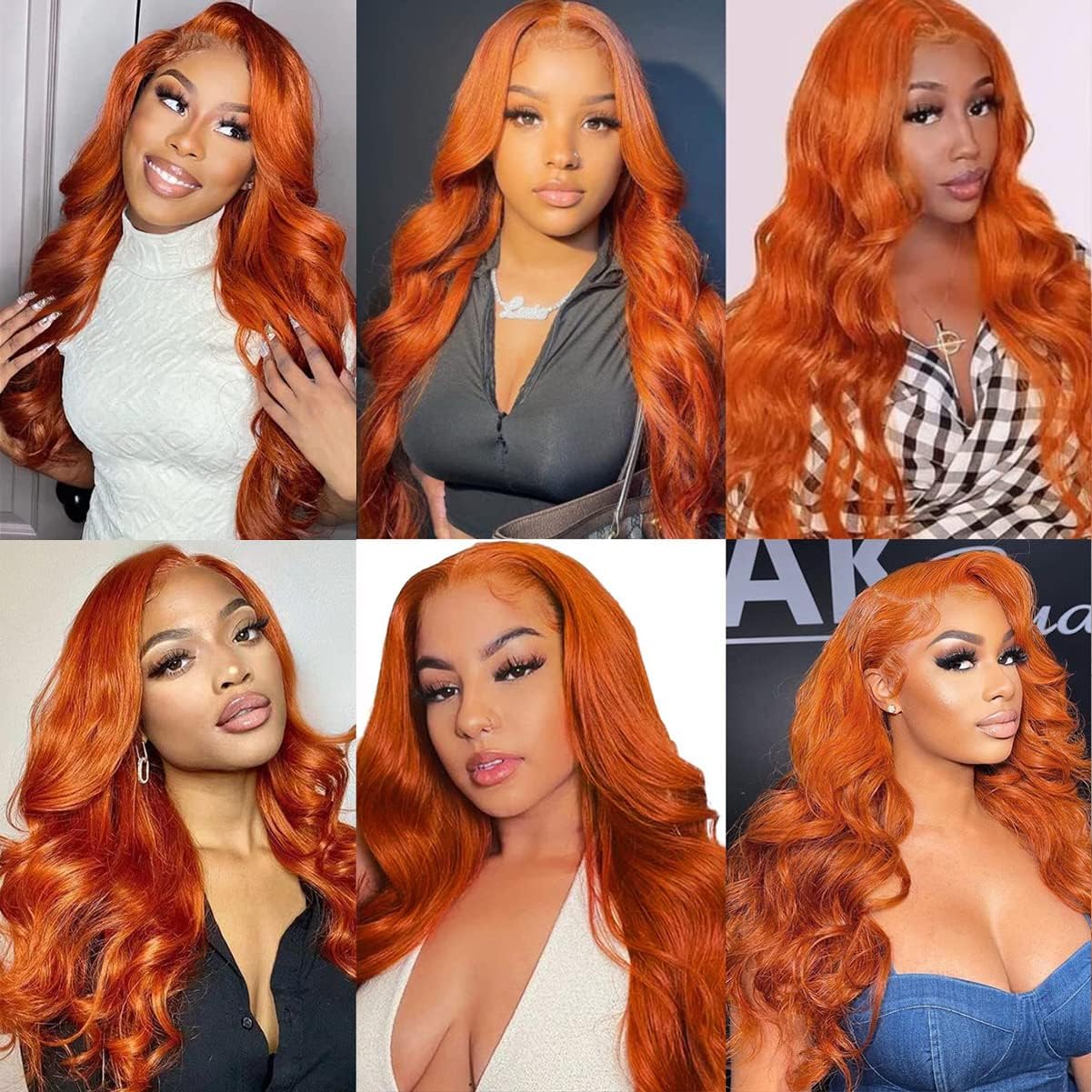 Thumbnail 5 de QZOQZO Ginger Lace Front Wigs: 13x4 HD Lace, Body Wave, 30 inch, Glueless, Pre-Plucked