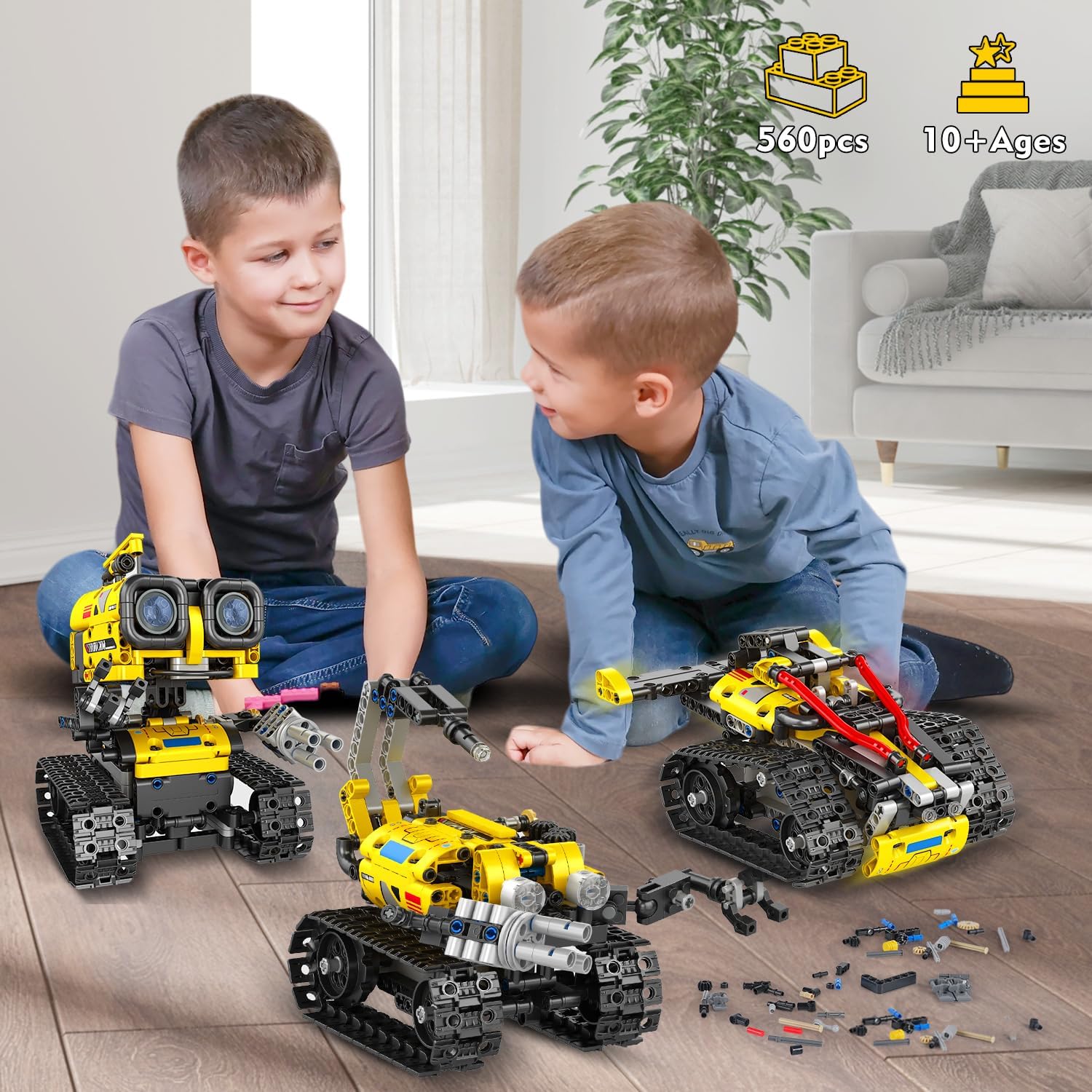 Thumbnail 4 de CUBIMANA Technik Roboter 560 Stück 🤖