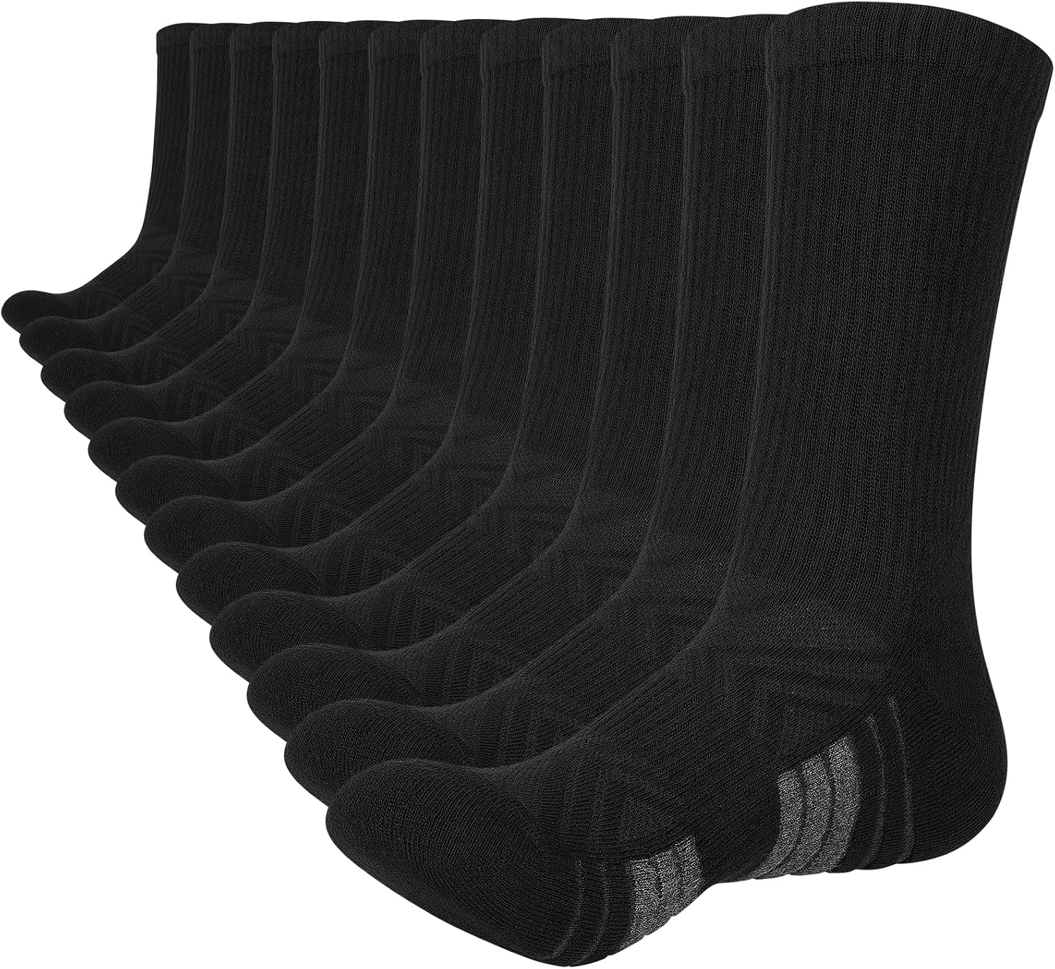 Detalle de Lapulas Thermal Men’s Socks 6 Pairs Crew Cushioned Cotton for Outdoors
