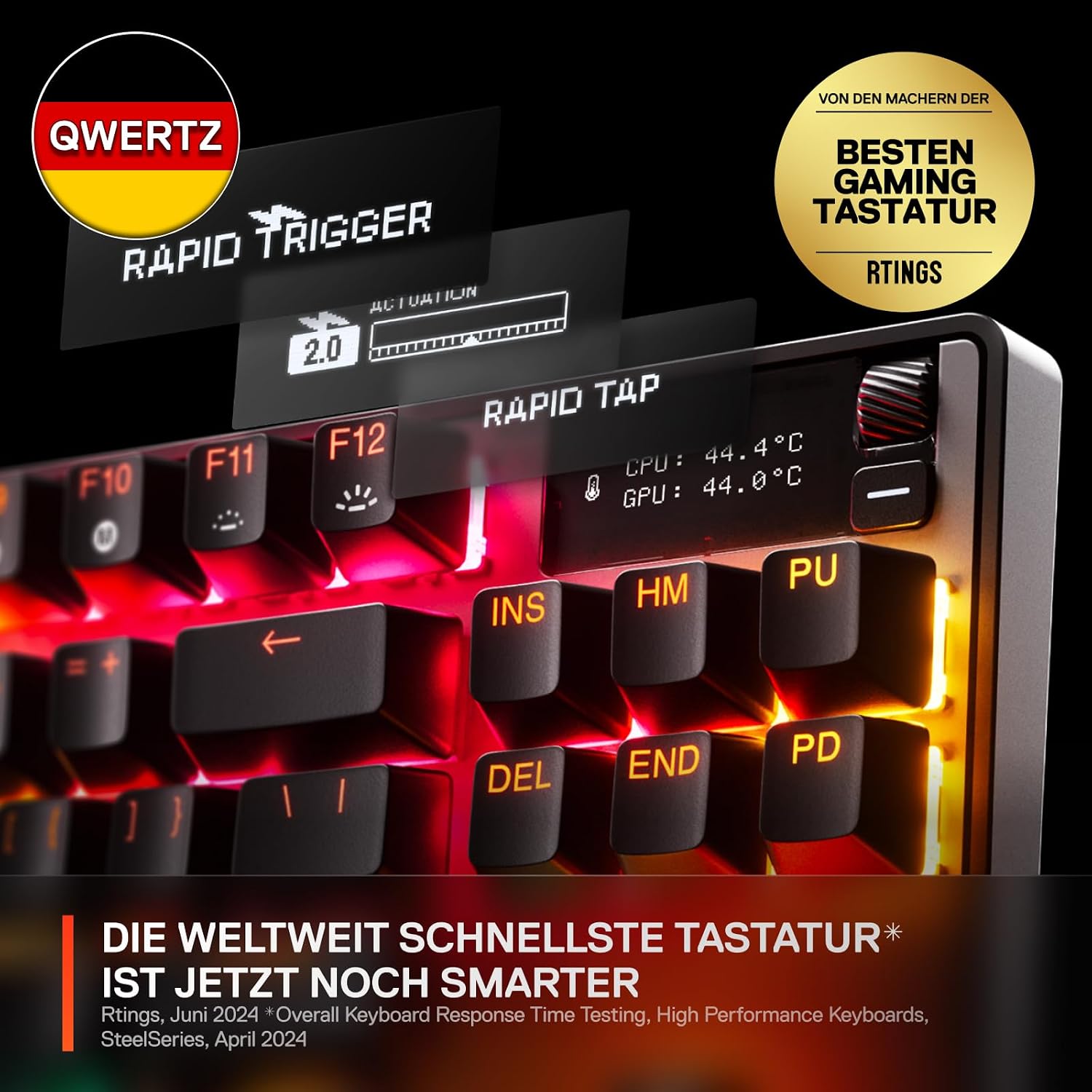 Detalle de SteelSeries Apex Pro TKL Gaming Tastatur 20×