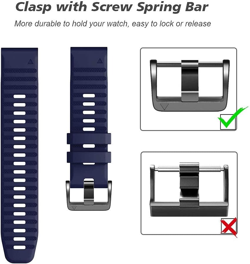 Thumbnail 3 de NotoCity Cinturino Silicone 22mm per Garmin Fenix e Forerunner 935/945 – Quick-Fit, multi-color