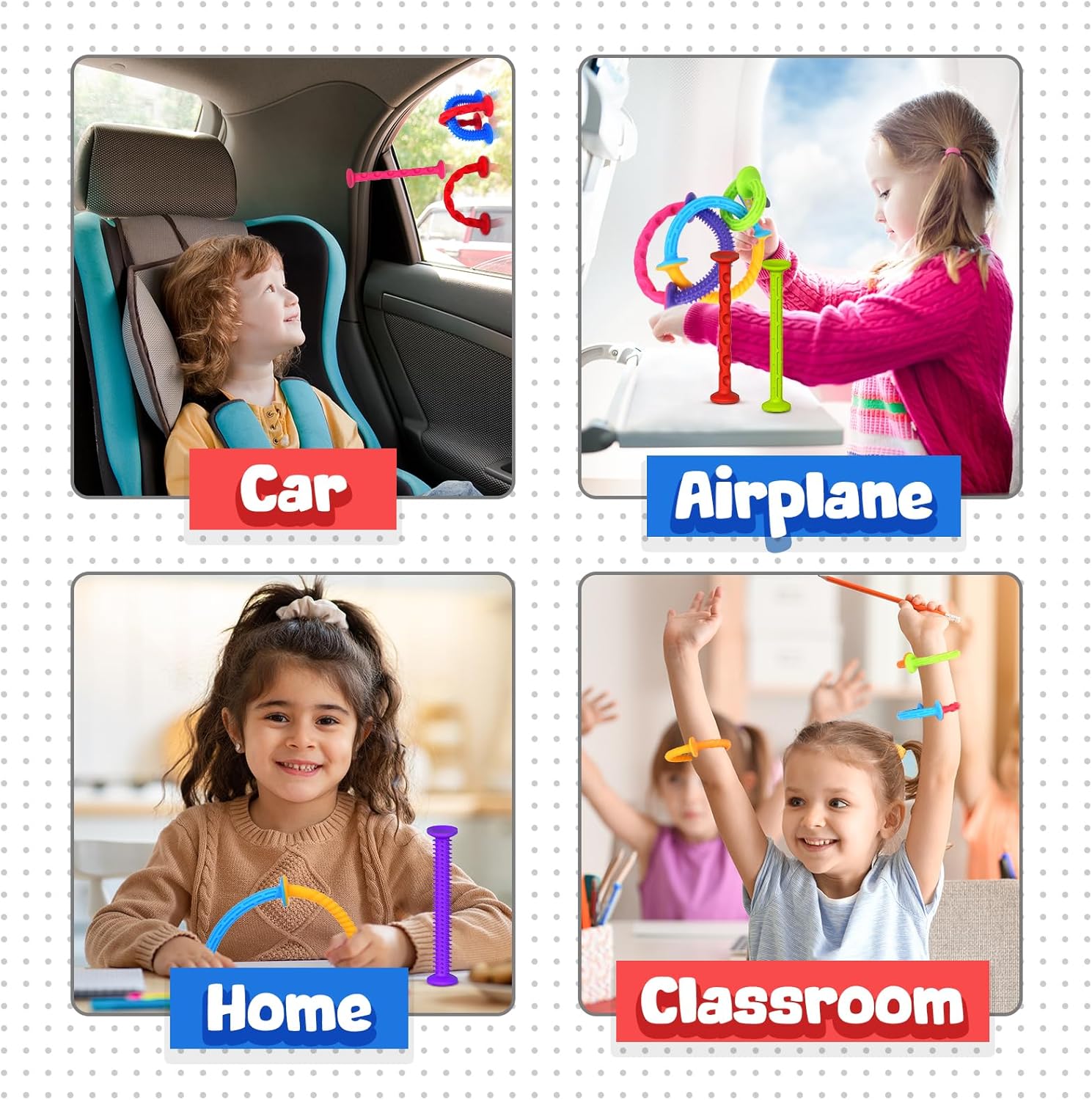 Thumbnail 5 de LESONG Baby Suction Bath Toys 8pcs