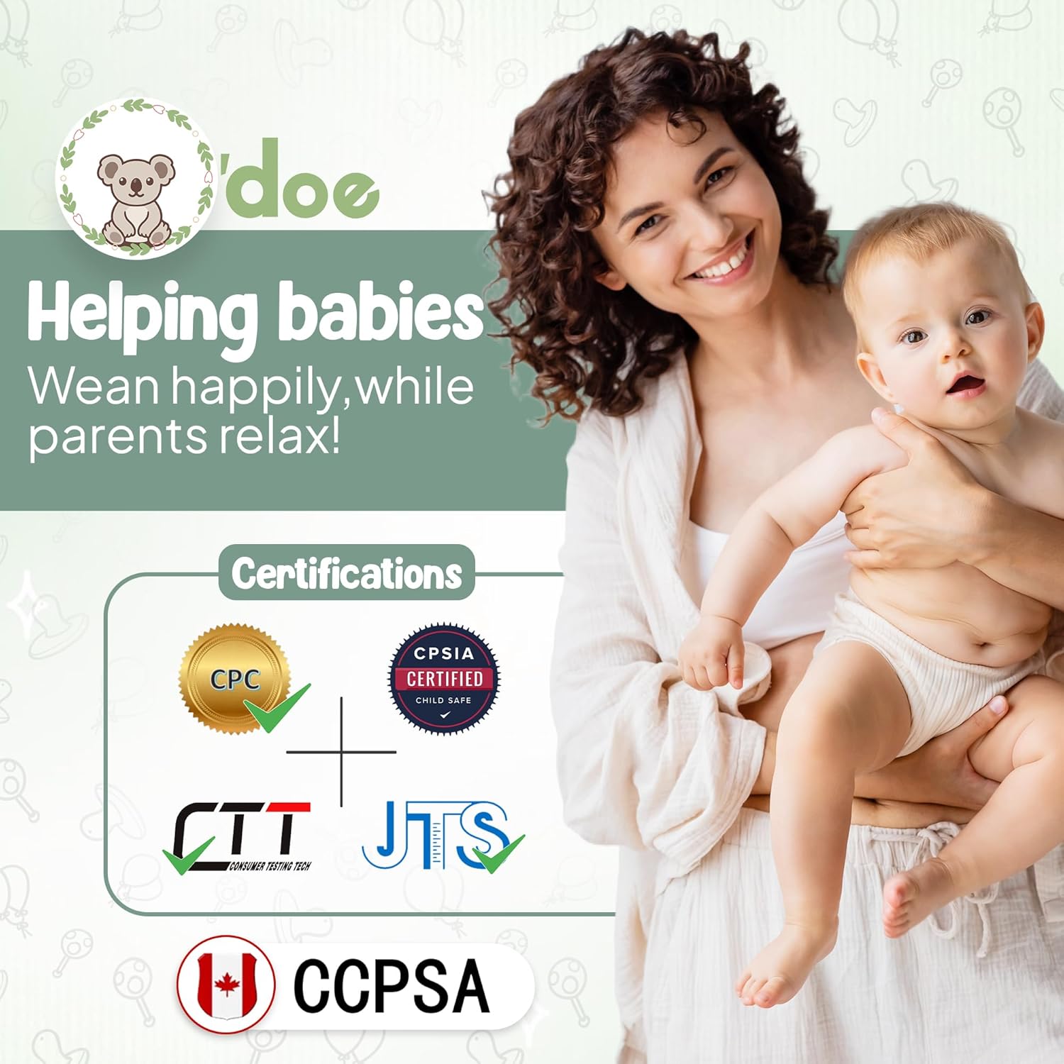 Thumbnail 1 de O'doe 17-Piece Baby Led Weaning Feeding Set