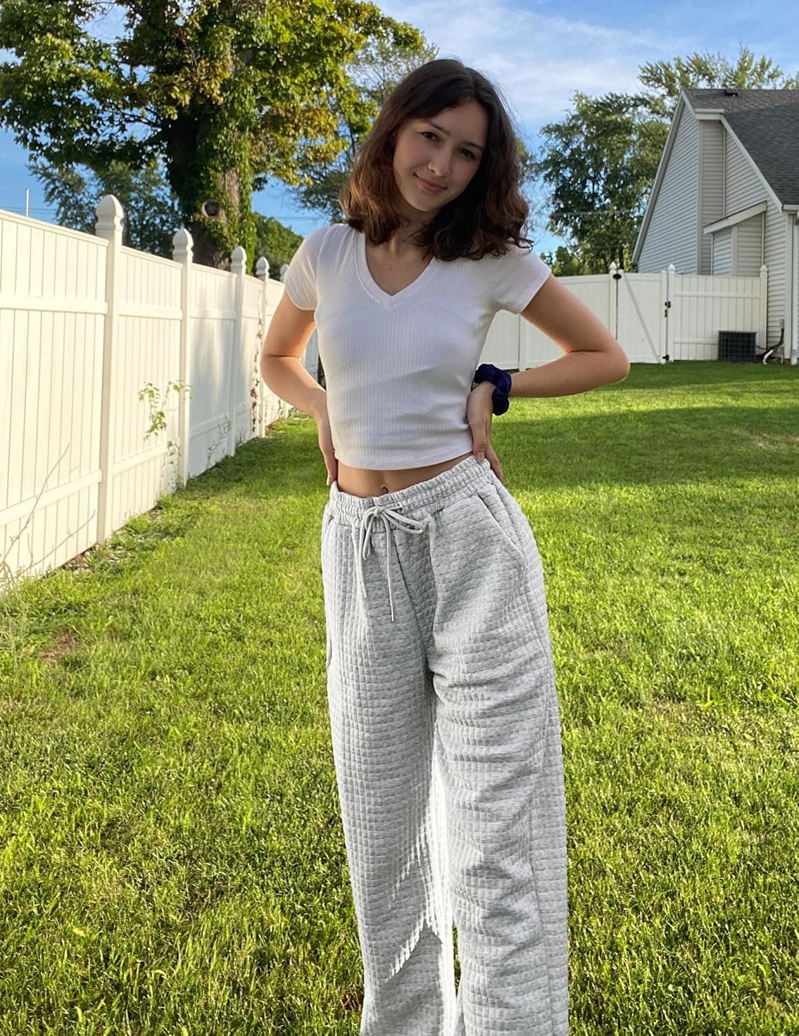 Thumbnail 2 de Hotouch Pantalon de jogging taille haute S‑XXL