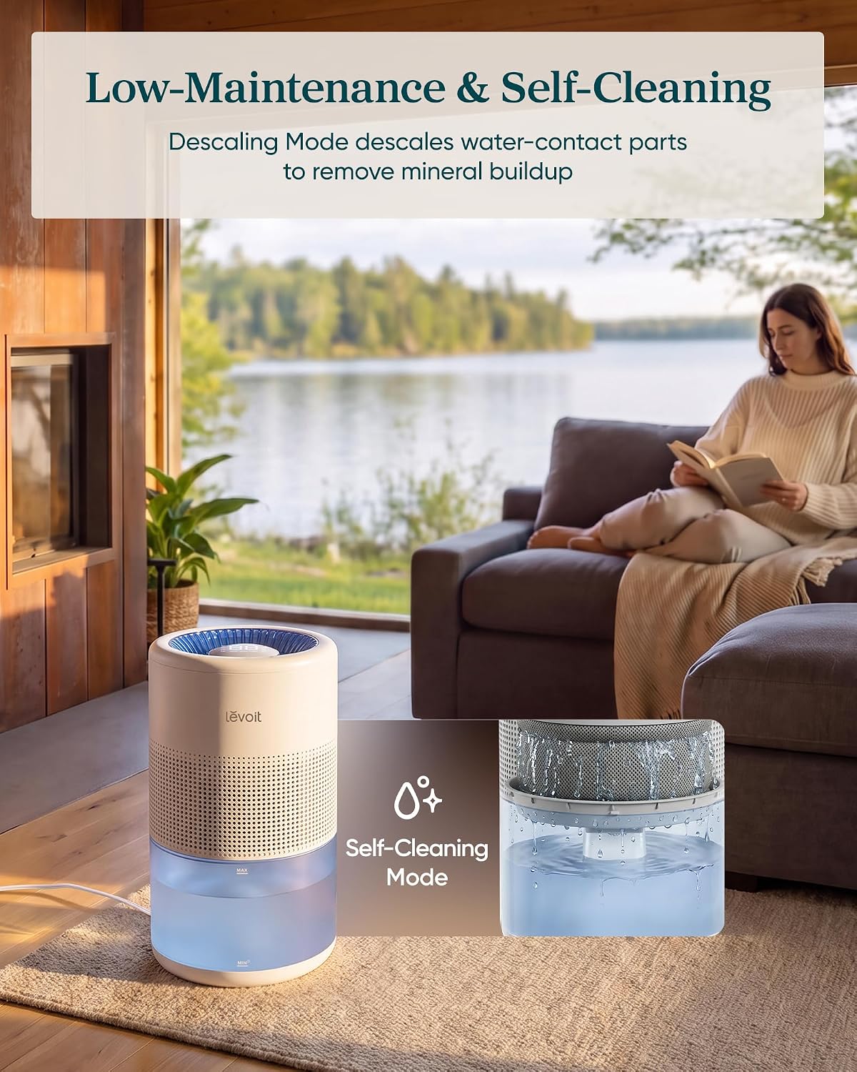 Thumbnail 6 de Levoit LEH-S451S-WUS Superior Studio Smart Evaporative Humidifier, 4.5L