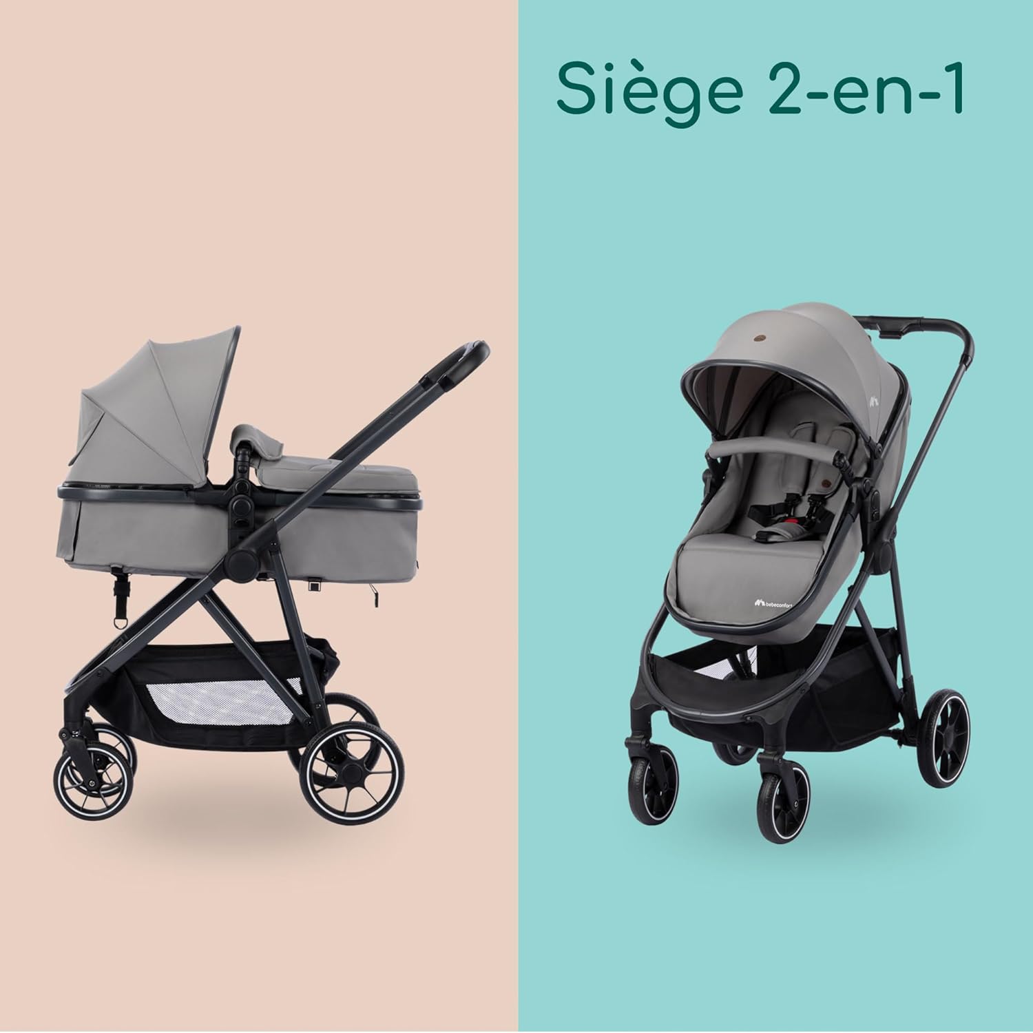 Thumbnail 3 de Bebeconfort Breeze Trio poussette 3‑en‑1 réversible 0‑22 kg 🚼