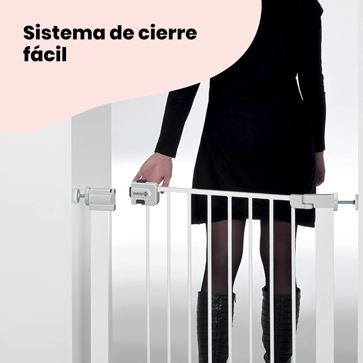 Thumbnail 1 de Safety 1st Secure Tech metal cancelletto di sicurezza allungabile in metallo bianco