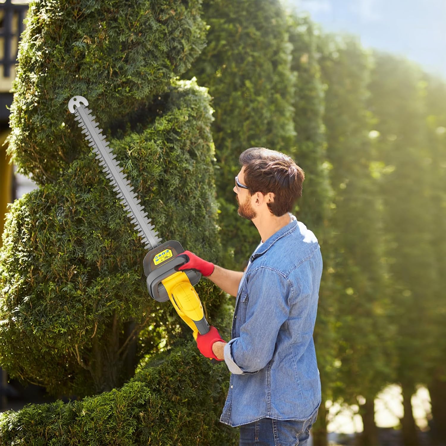 Thumbnail 6 de Crtbelfy cordless hedge trimmer 22-inch blade